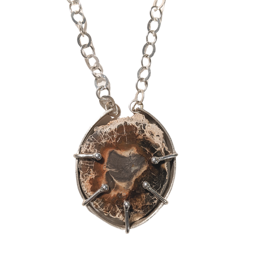 Petrified Wood Necklace #2